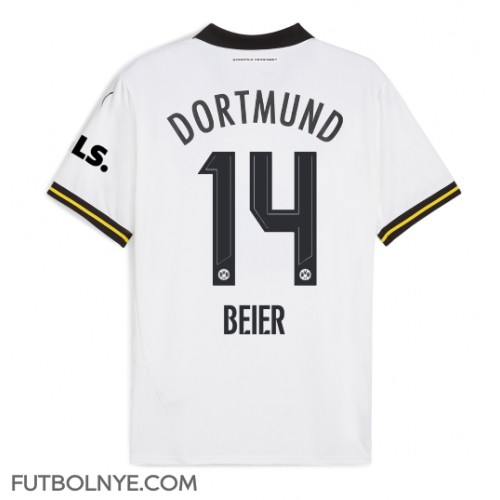 Camiseta Borussia Dortmund Maximilian Beier #14 Tercera Equipación 2024-25 manga corta